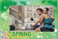 Family photo templates Spring Coming